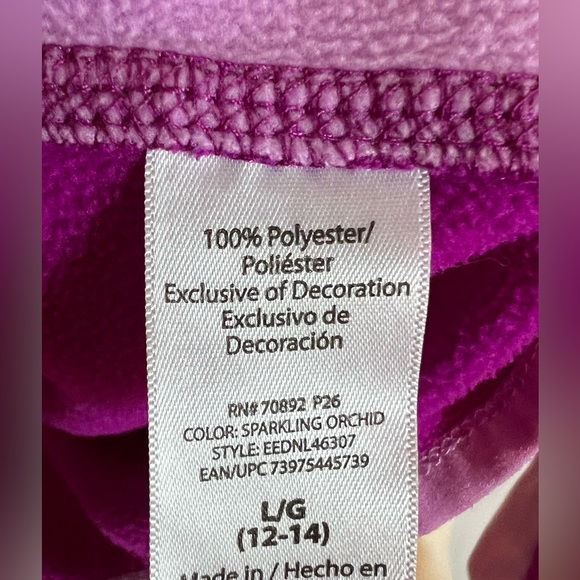 Danskin Girls Magenta/Pink Pullover Hoodie,size 12-14 - Picture 6 of 9